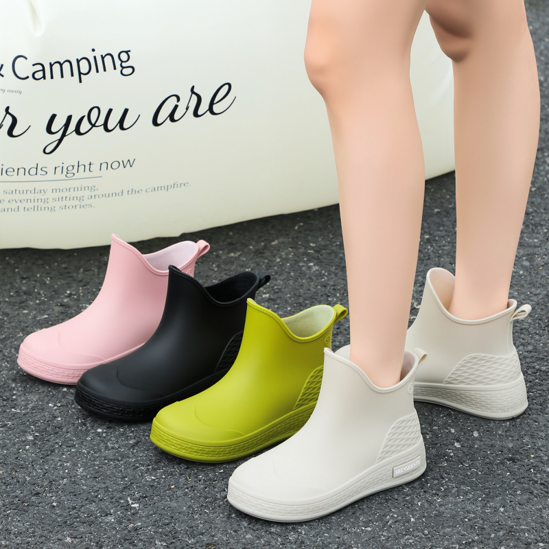 Women'S Fashion Rain Boots - New Waterproof Fishing Rain Boots Women