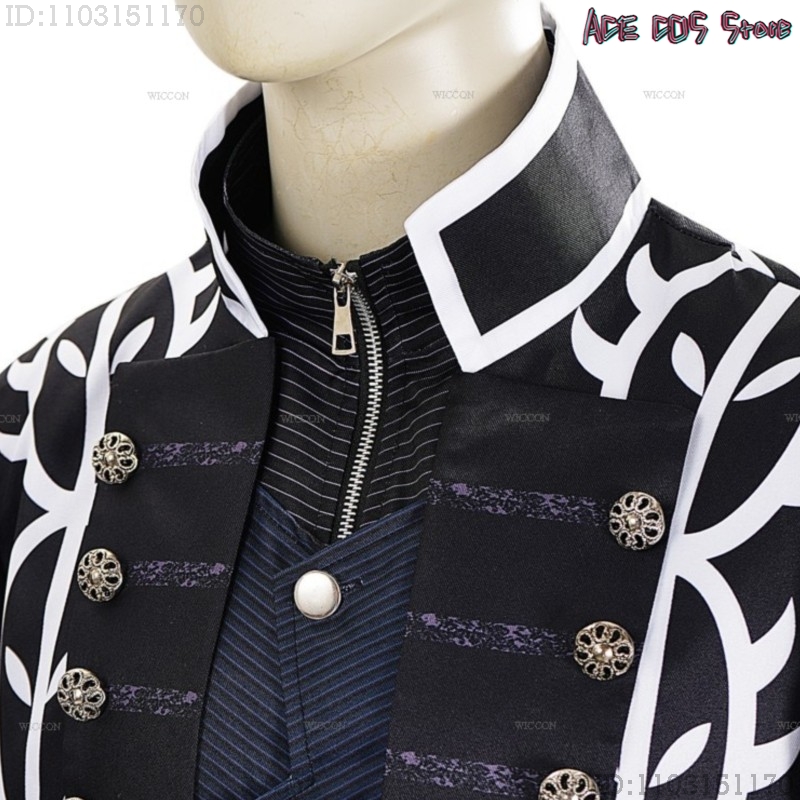 Knitted Vest Women - Fantasias Dmc Vergil Cosplay Full Costumes
