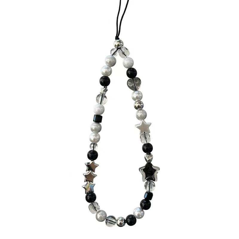 Black Silver Star Beaded Phone - Women'S Fashion Edgy recension och pris