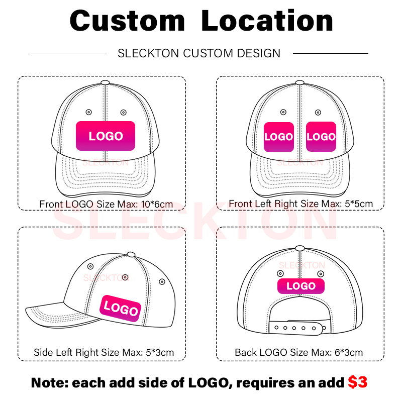 SLECKTON Custom Baseball Cap F - Women Fashion Logo Design recension och pris