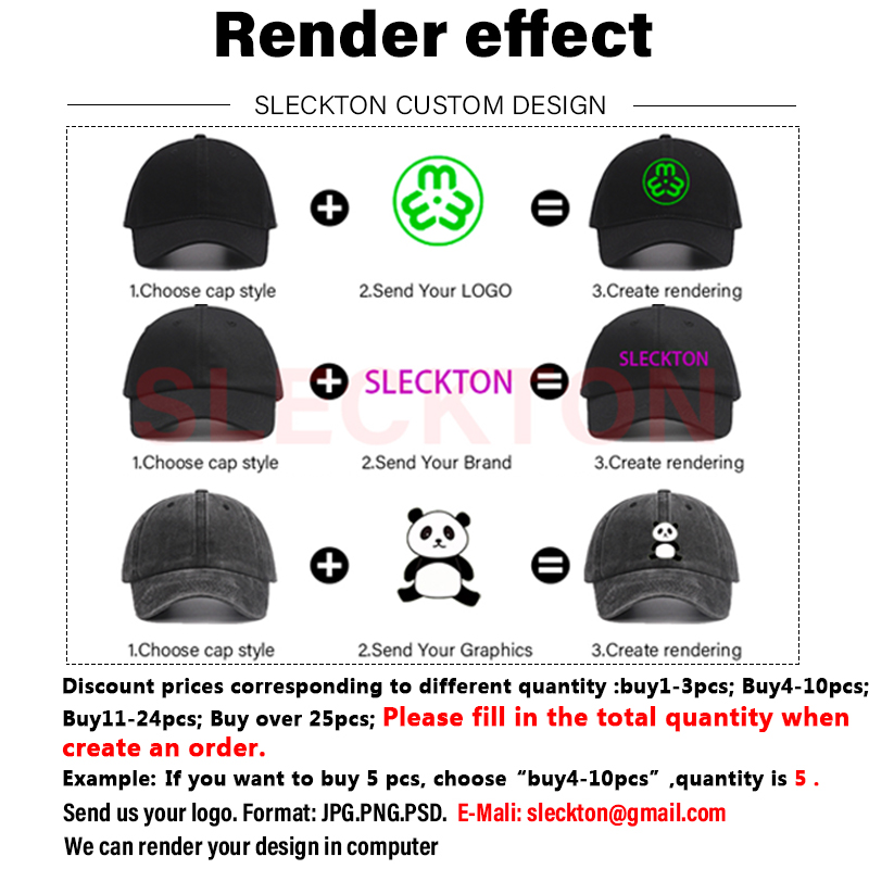 SLECKTON Custom Baseball Cap F - Women Fashion Logo Design recension och pris