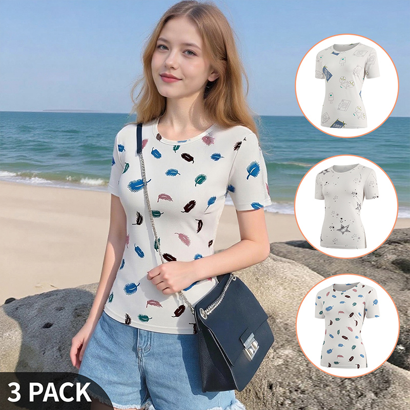 Women's Short-Sleeved Summer P - Women Fashion Wear recension och pris