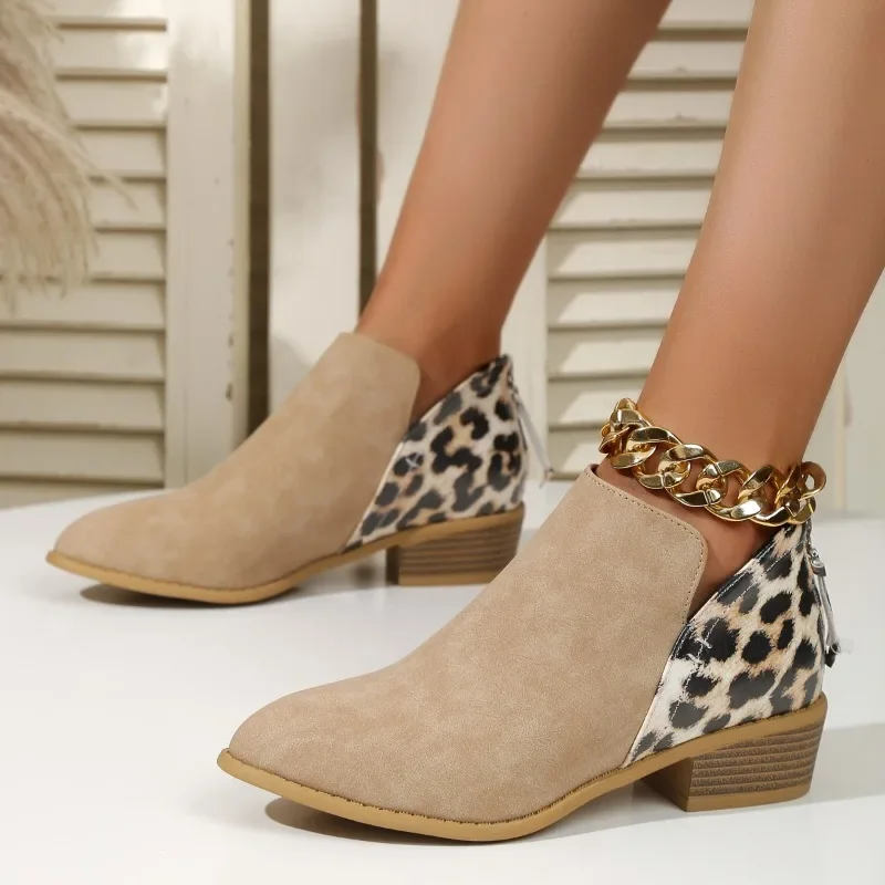 New Fashion Patchwork Leopard  - Women'S Fashion Ugg Boots recension och pris