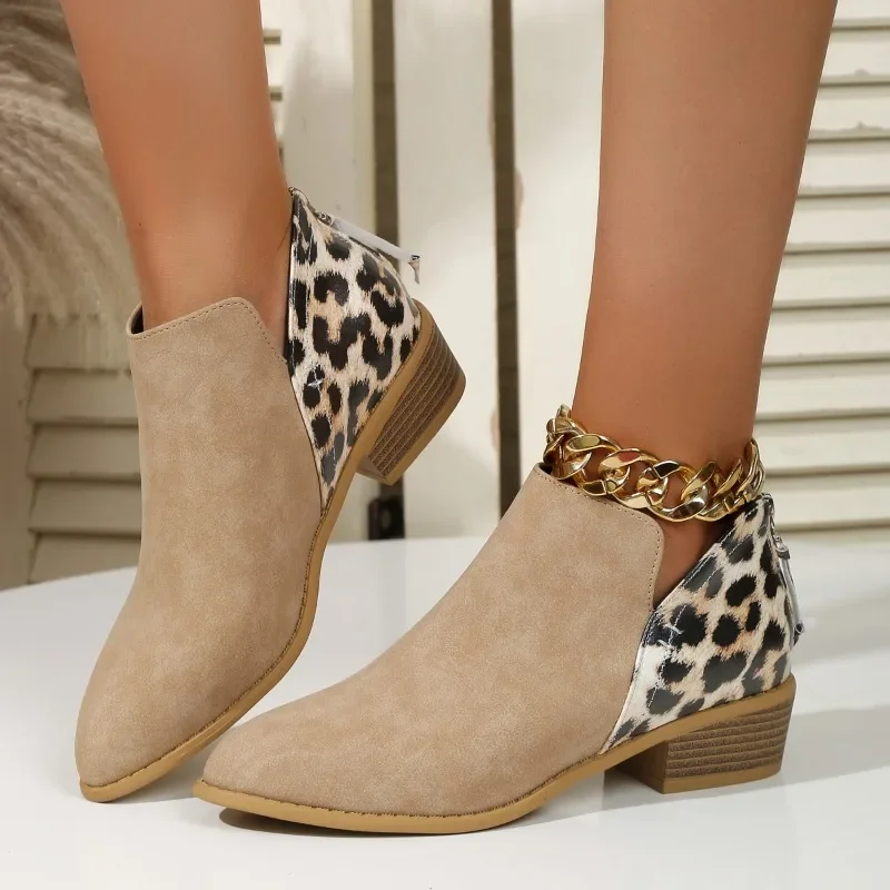 New Fashion Patchwork Leopard  - Women'S Fashion Ugg Boots recension och pris