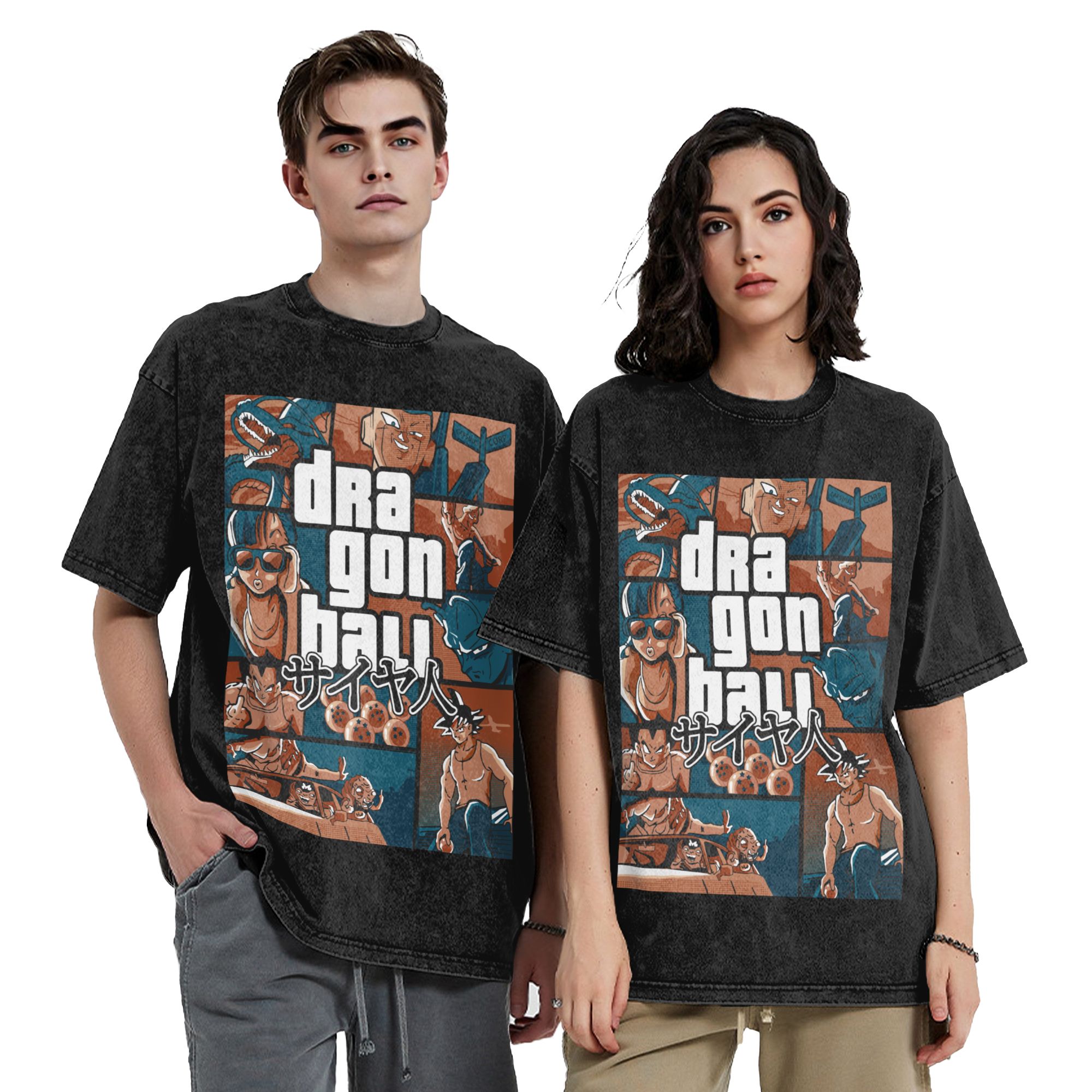 Washed T Shirts Grand Theft Dr - Women Fashion Png recension och pris