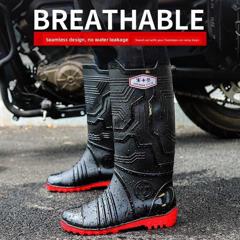 Fashionable High-Tube Unisex M - Women'S Fashion Rain Boots recension och pris