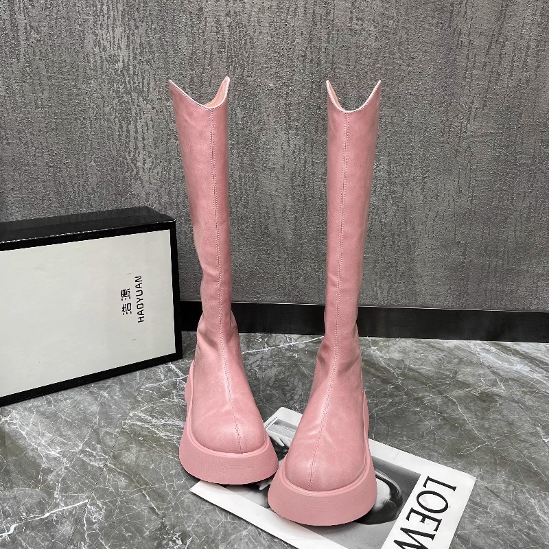 Women's New Simple Solid Color - Women'S Fashion Knee High Boots recension och pris