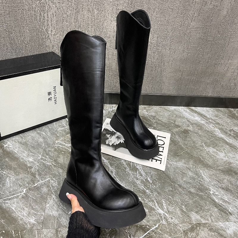 Women's New Simple Solid Color - Women'S Fashion Knee High Boots recension och pris