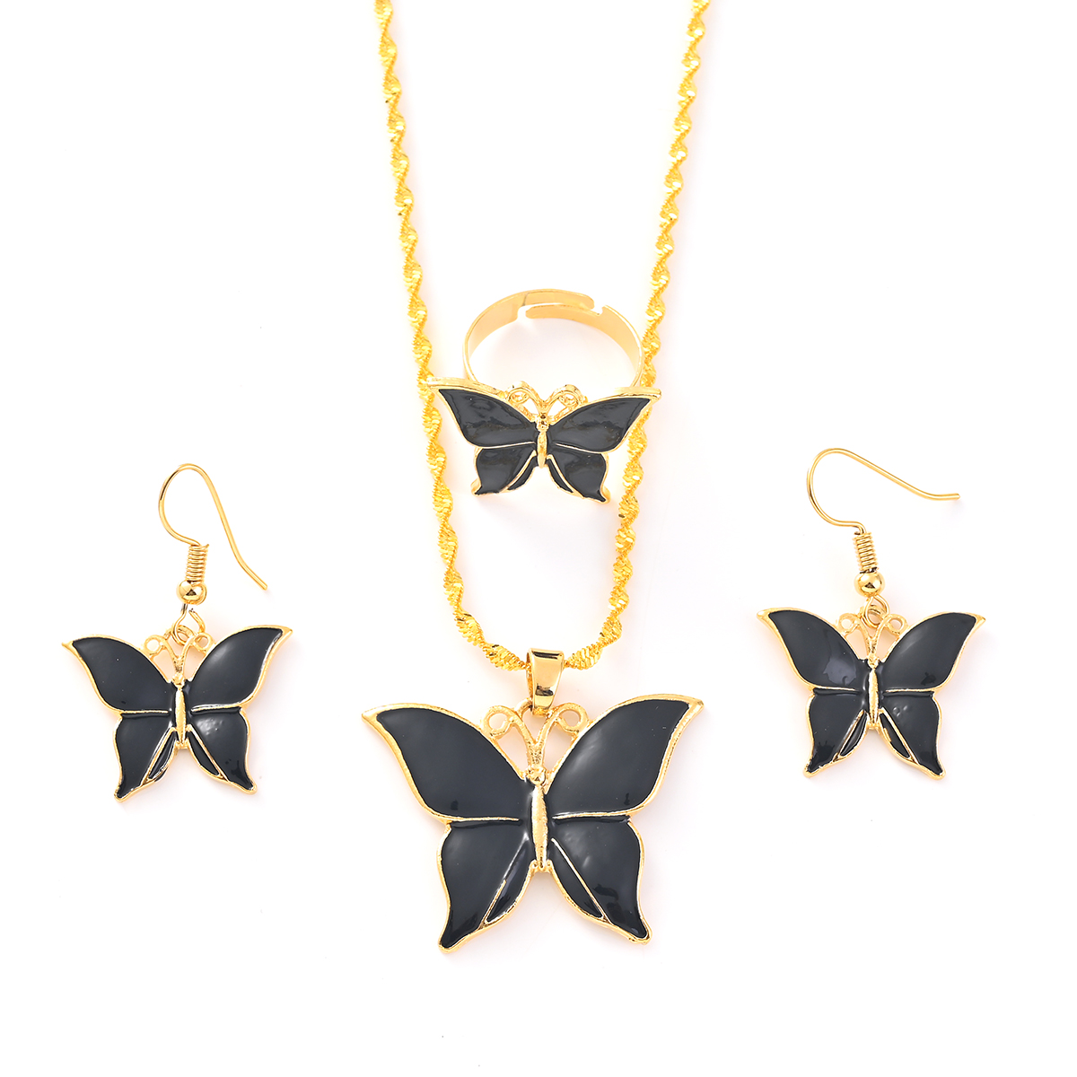 Stylish Butterfly Pendant Neck - Women Fashion Png recension och pris