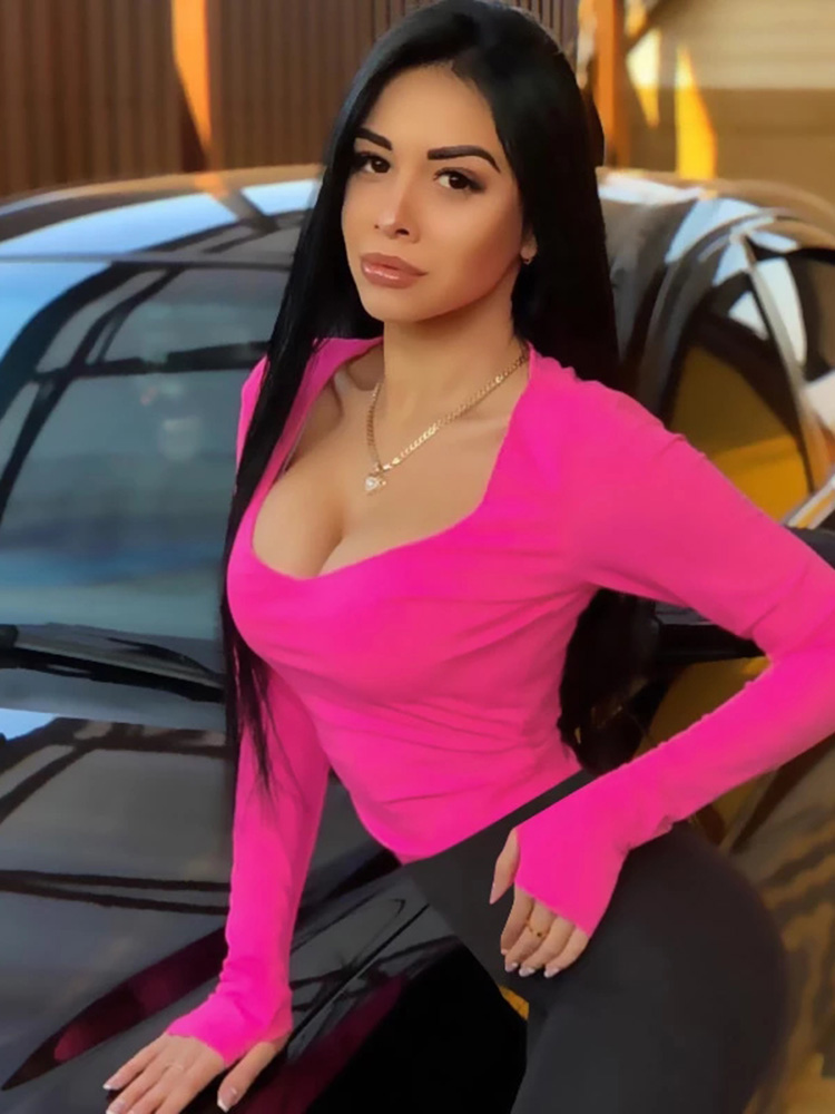 Orange Neon Bodysuit Women Lon - Turtleneck Bodysuit recension och pris