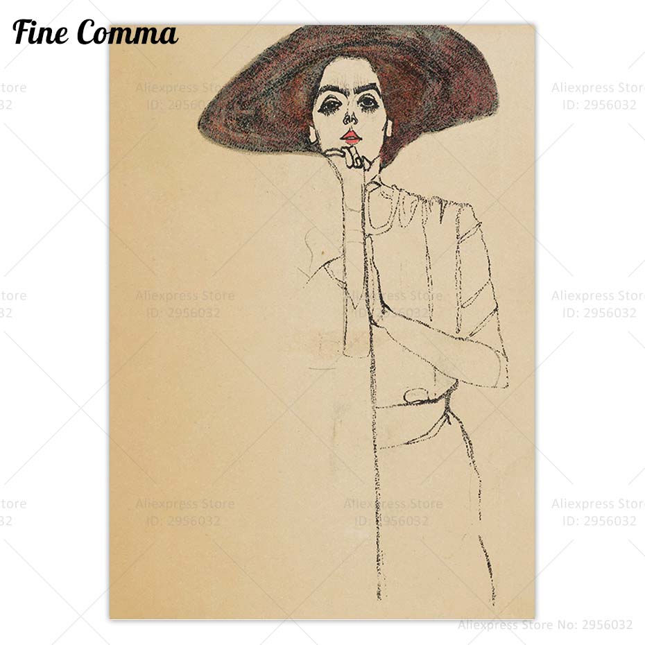 Portrait of a Woman Egon Schie - Women Fashion Pose recension och pris