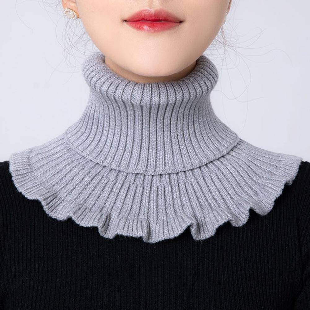 Warm Knitted Collar Scarf Wome - Turtleneck Bodysuit recension och pris