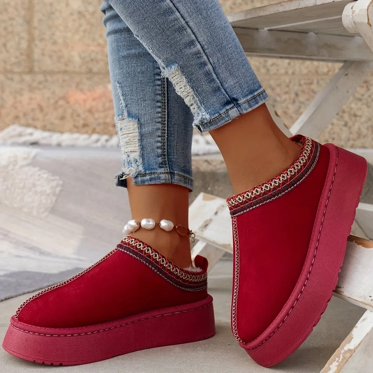 New Ankle Flats Platform Women - Women'S Fashion Ugg Boots recension och pris