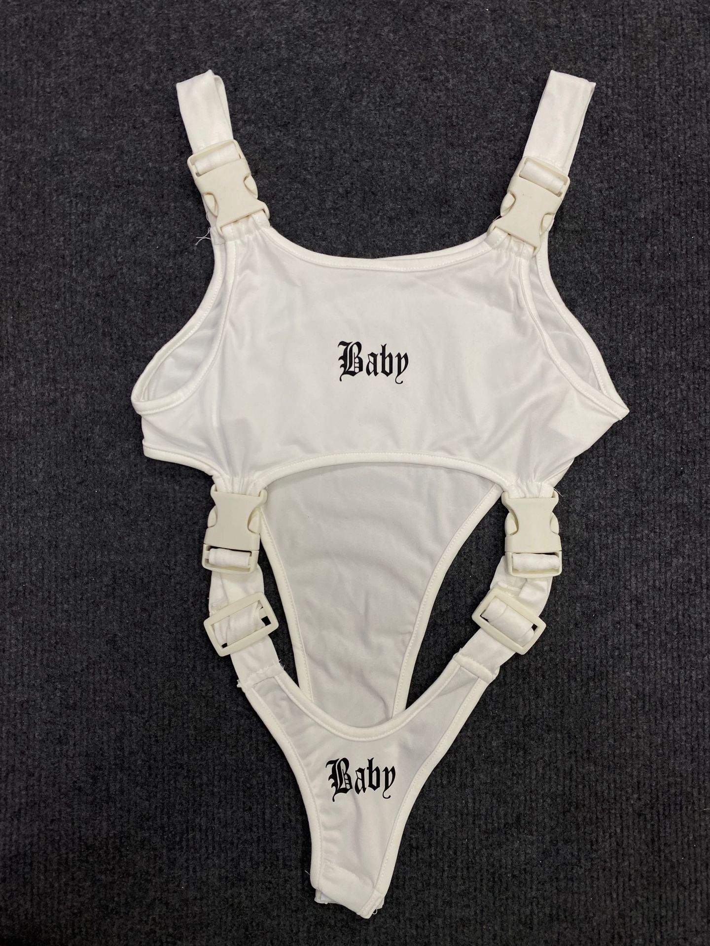Sexy Gothic style printed holl - Turtleneck Bodysuit recension och pris