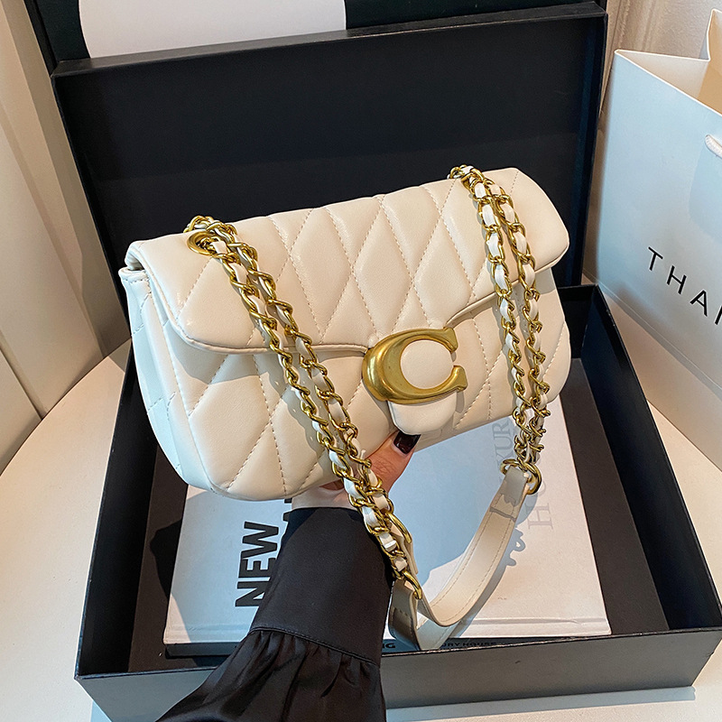 Women Quilted Leather Shoulder - Women Fashion Logo Design recension och pris
