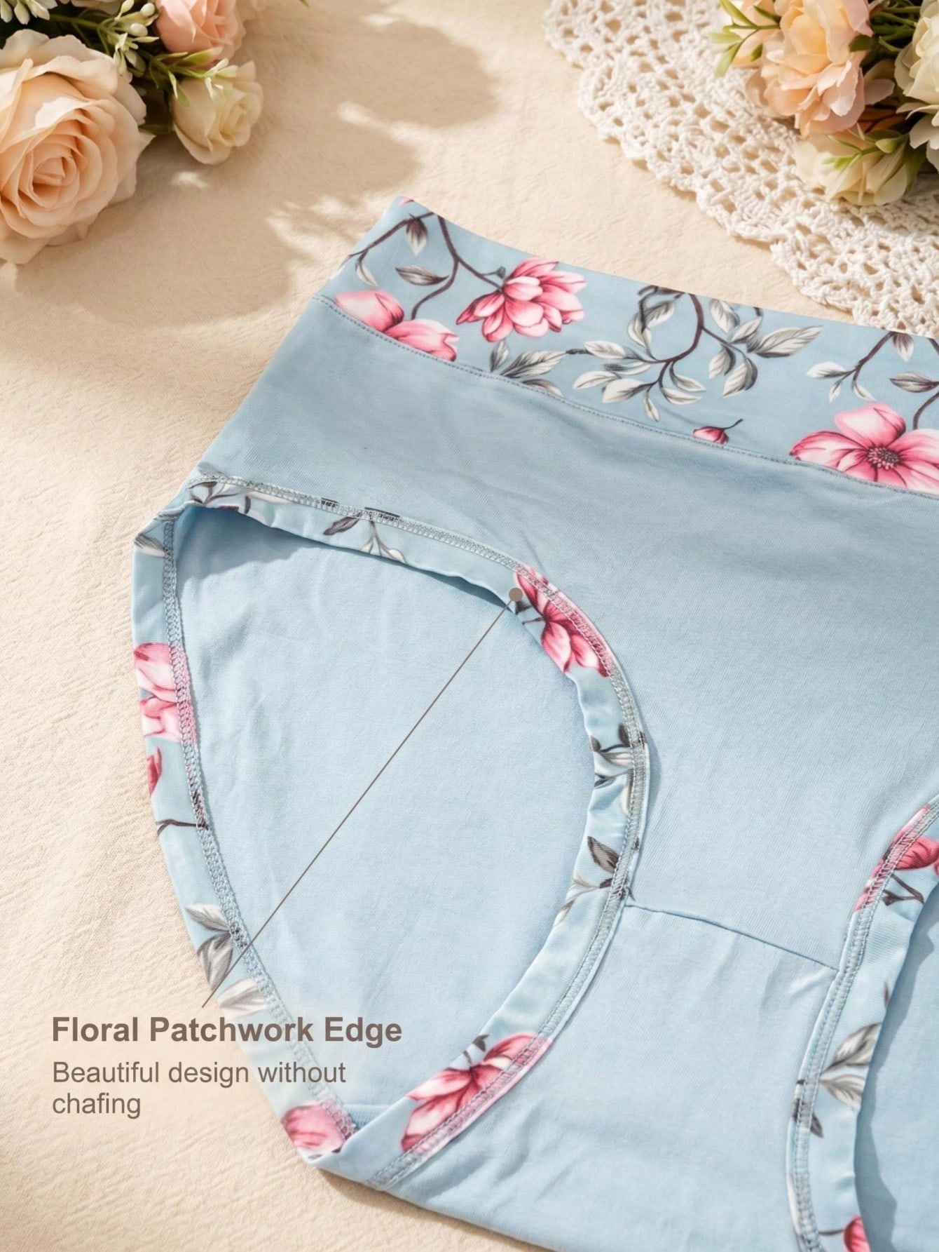 5PCS Plus Size Women's Flower  - Women Fashion Wear recension och pris