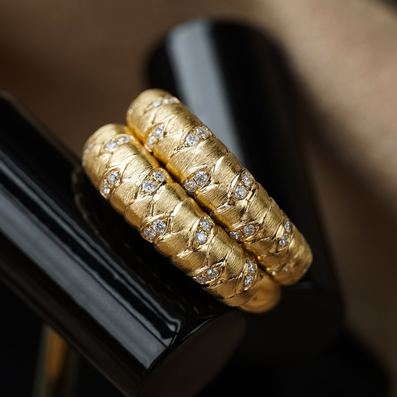Aazuo Fine Jewelry Real 18K Ye - Women'S Fashion Rings Gold recension och pris