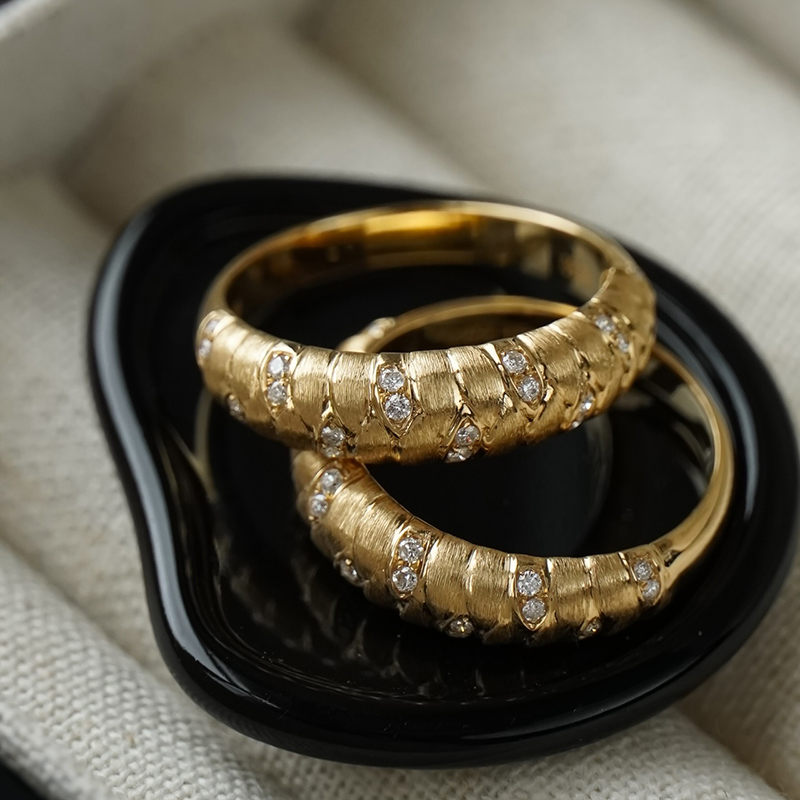 Aazuo Fine Jewelry Real 18K Ye - Women'S Fashion Rings Gold recension och pris