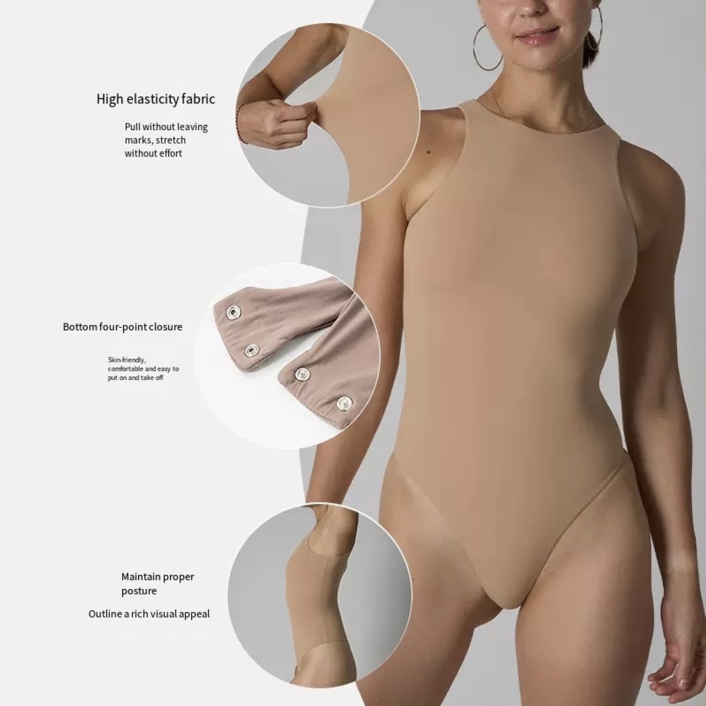Y2K Mid High Neck Turtleneck B - Turtleneck Bodysuit recension och pris