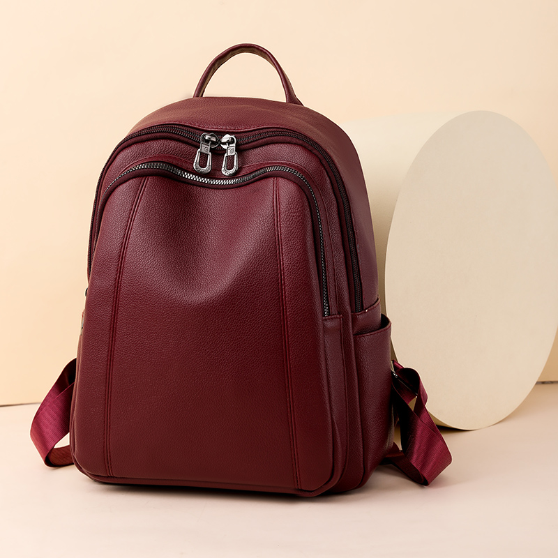 High Quality Leather Backpack  - Women Fashion Online recension och pris