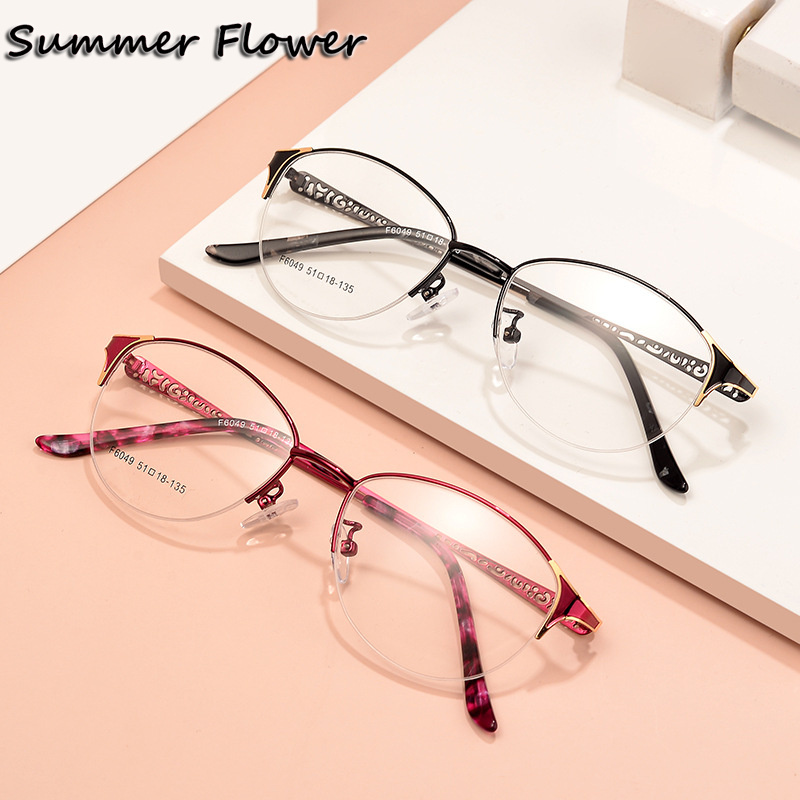 Women Oval Glasses Alloy Optic - Women'S Fashion Glasses With Clear Lenses recension och pris