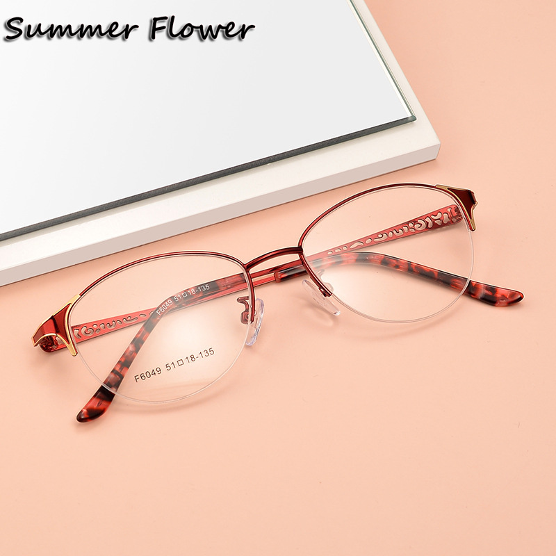Women Oval Glasses Alloy Optic - Women'S Fashion Glasses With Clear Lenses recension och pris