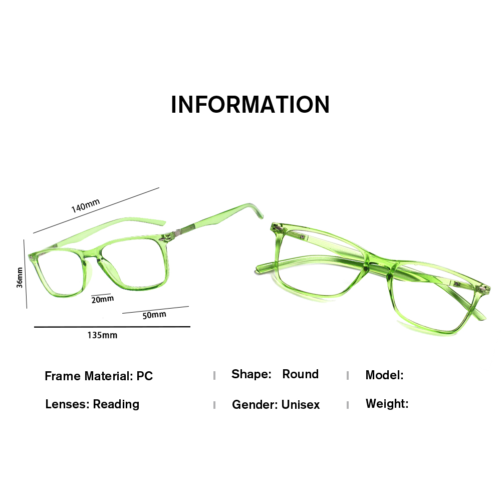 Fashion Simple Transparent Rec - Women'S Fashion Glasses With Clear Lenses recension och pris