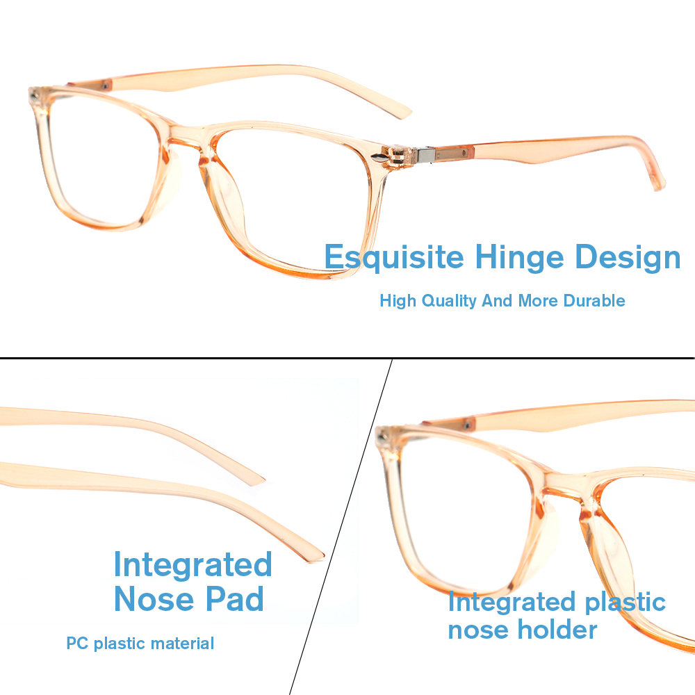Fashion Simple Transparent Rec - Women'S Fashion Glasses With Clear Lenses recension och pris