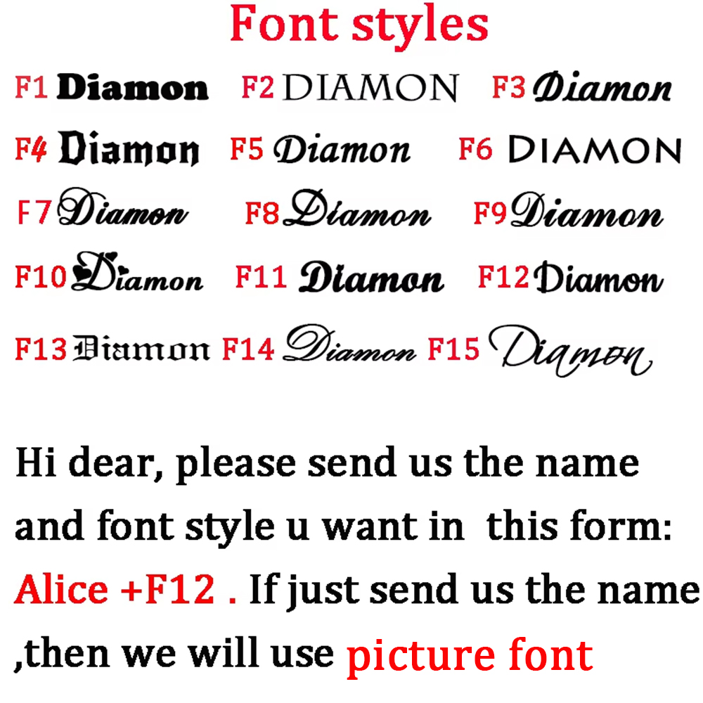 Diamon Customized Hollow Name  - Women'S Fashion Rings Gold recension och pris