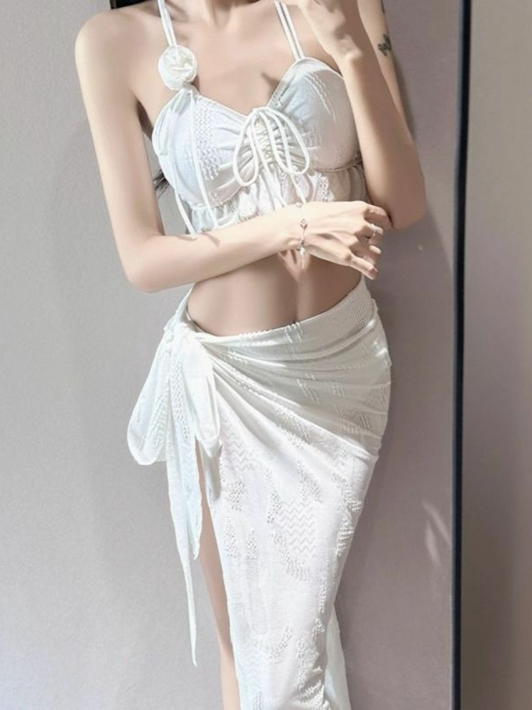 Ladies Floral Two Piece Swimsu - Women Fashion Wear recension och pris
