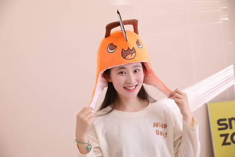Anime Chainsaw Man Pochita Cos - Women Fashion Hats recension och pris