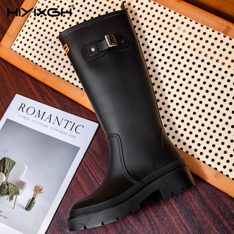 Fashion Ladies High Top Waterp - Women'S Fashion Rain Boots recension och pris