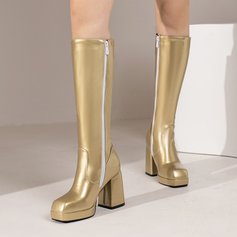 Green Winter Women Platform Kn - Women'S Fashion Knee High Boots recension och pris