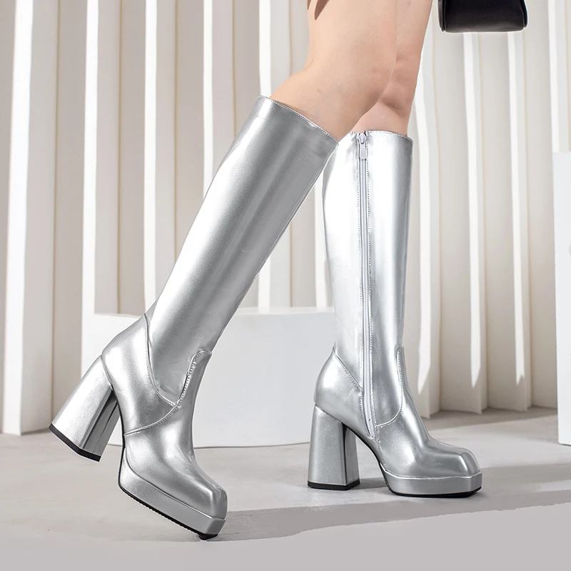 Green Winter Women Platform Kn - Women'S Fashion Knee High Boots recension och pris