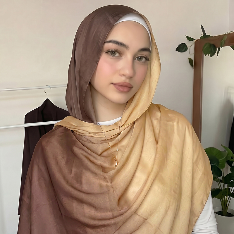 Fashion Muslim Hijab Ombre Sca - Women Fashion Wear recension och pris