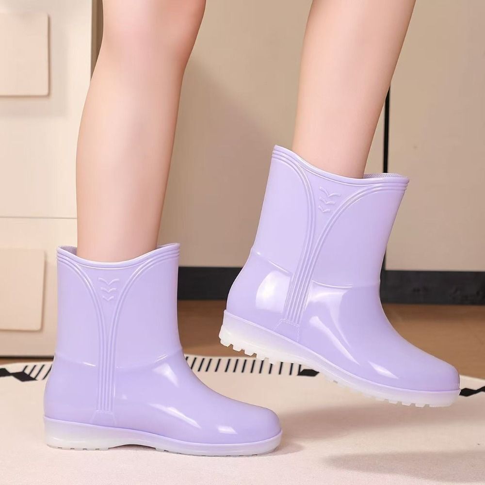 Mid-calf Women Rain Boots Wate - Women'S Fashion Rain Boots recension och pris