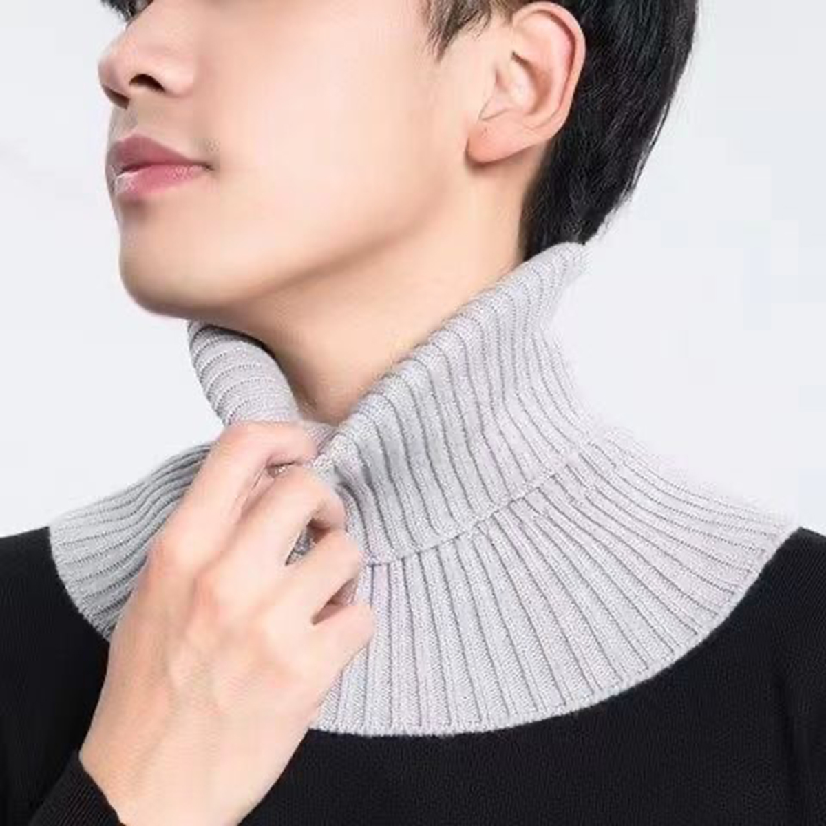 Fashion Knitted Fake Collar Au - Turtleneck Bodysuit recension och pris