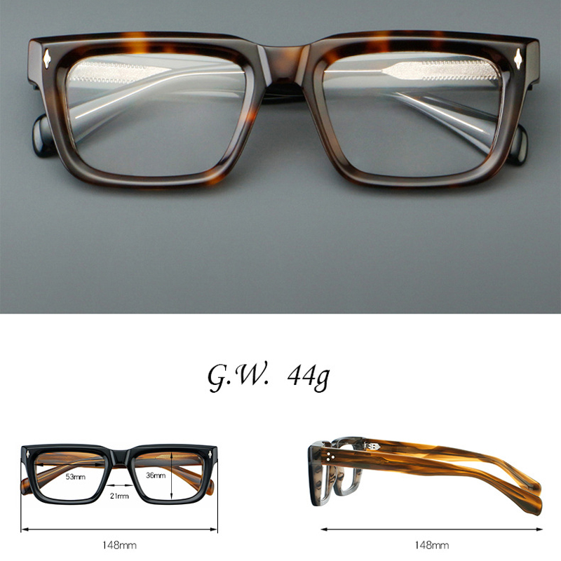VCKA Fashion Acetate Round Myo - Women'S Fashion Glasses With Clear Lenses recension och pris