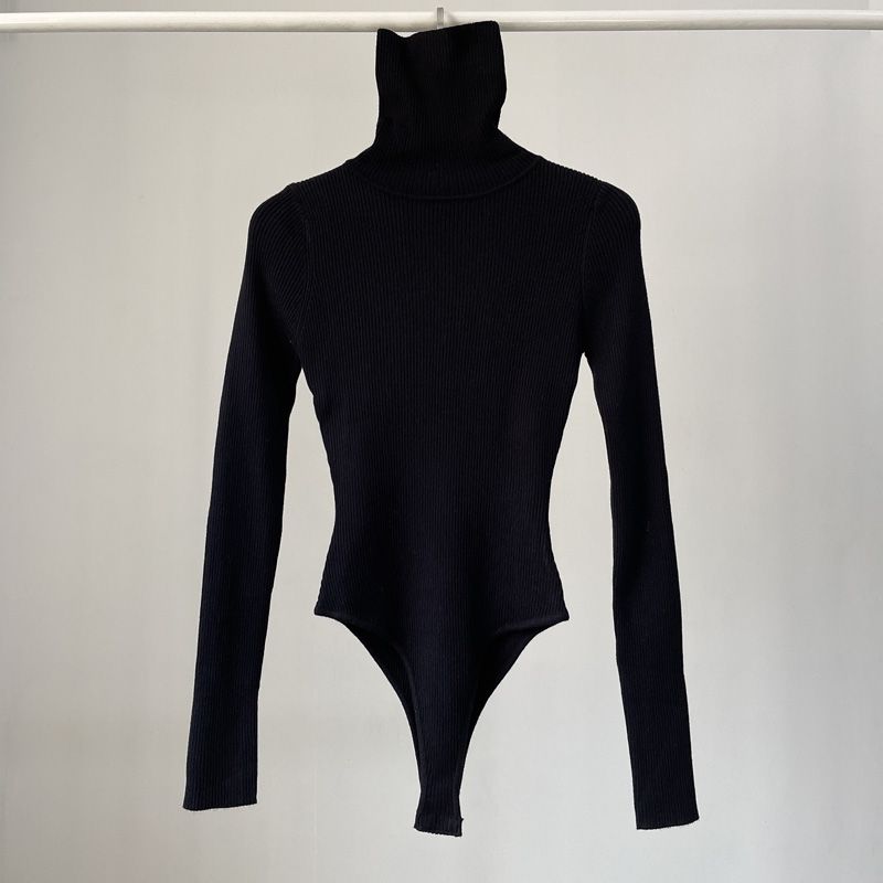 Bodysuits Women Long Sleeve El - Turtleneck Bodysuit recension och pris