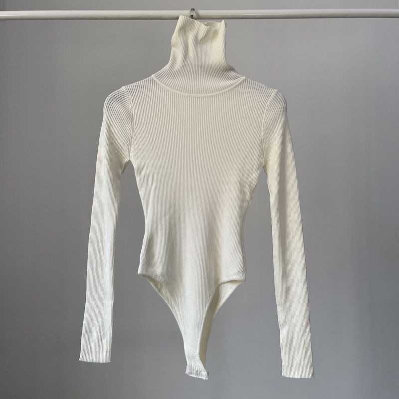 Bodysuits Women Long Sleeve El - Turtleneck Bodysuit recension och pris