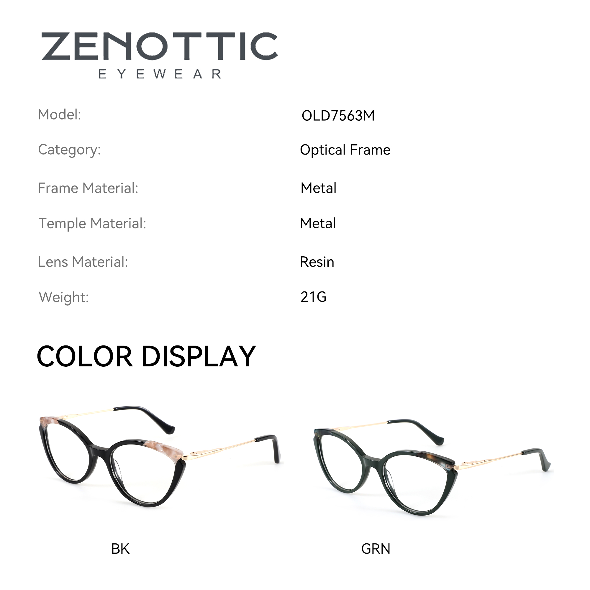 ZENOTTIC M Size Butterfly for  - Women'S Fashion Glasses With Clear Lenses recension och pris