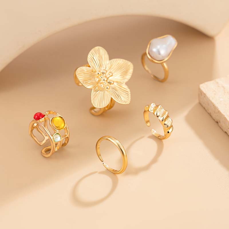 Adjustable Toe Ring Set Gold S - Women'S Fashion Rings Gold recension och pris