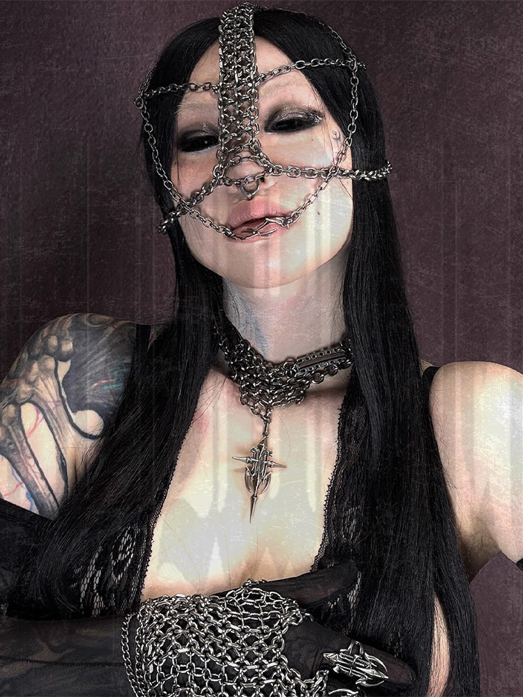 Gothic Multi-Layer Chain Jewel - Women'S Fashion Edgy recension och pris
