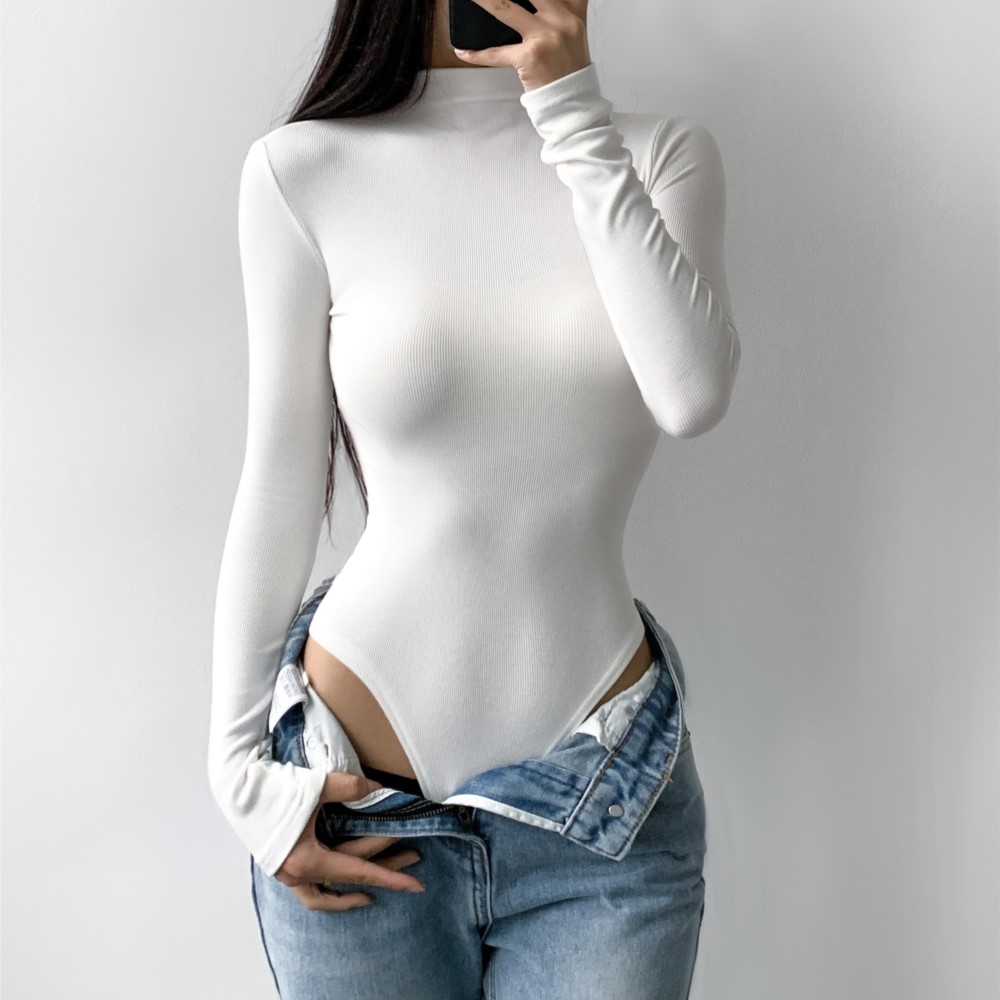 4 Color Autumn Winter Stand Co - Turtleneck Bodysuit recension och pris