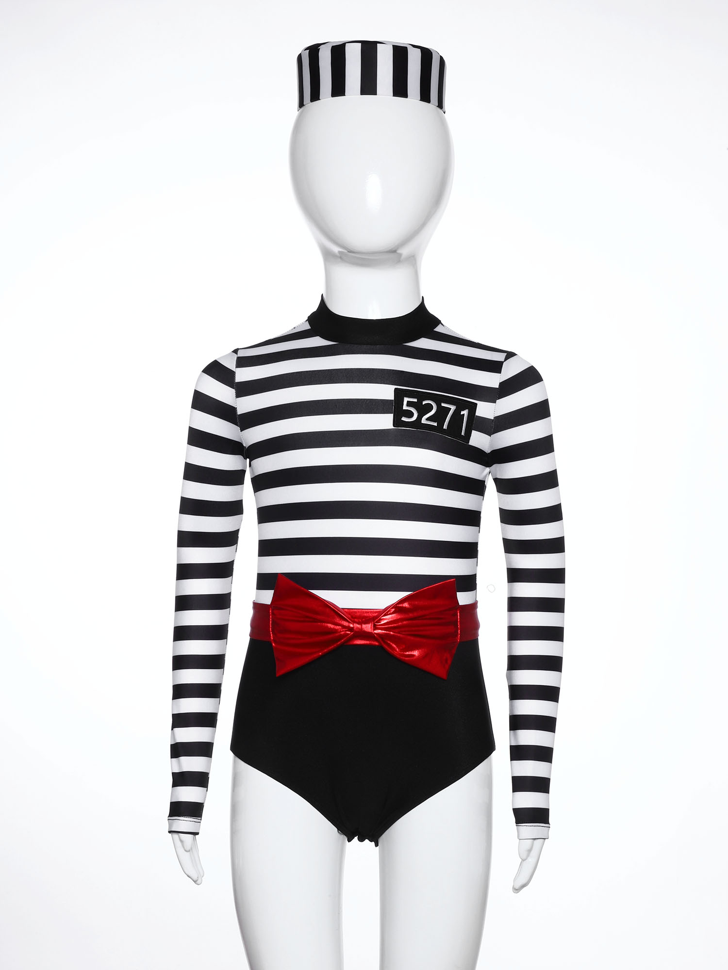 Teen Girls Halloween Prisoner  - Turtleneck Bodysuit recension och pris